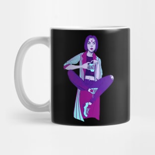 Raven and her Coffee Mug